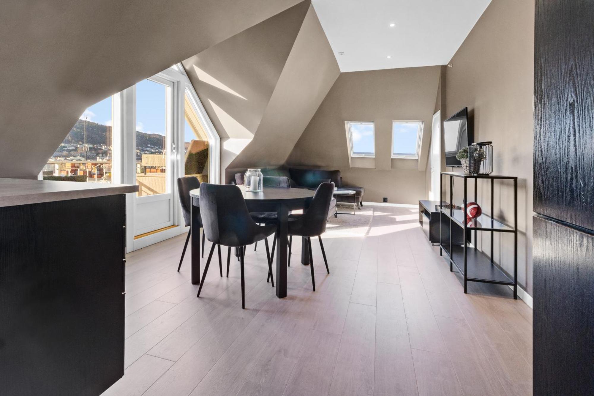 Penthouse Apartment In Bergen Buitenkant foto