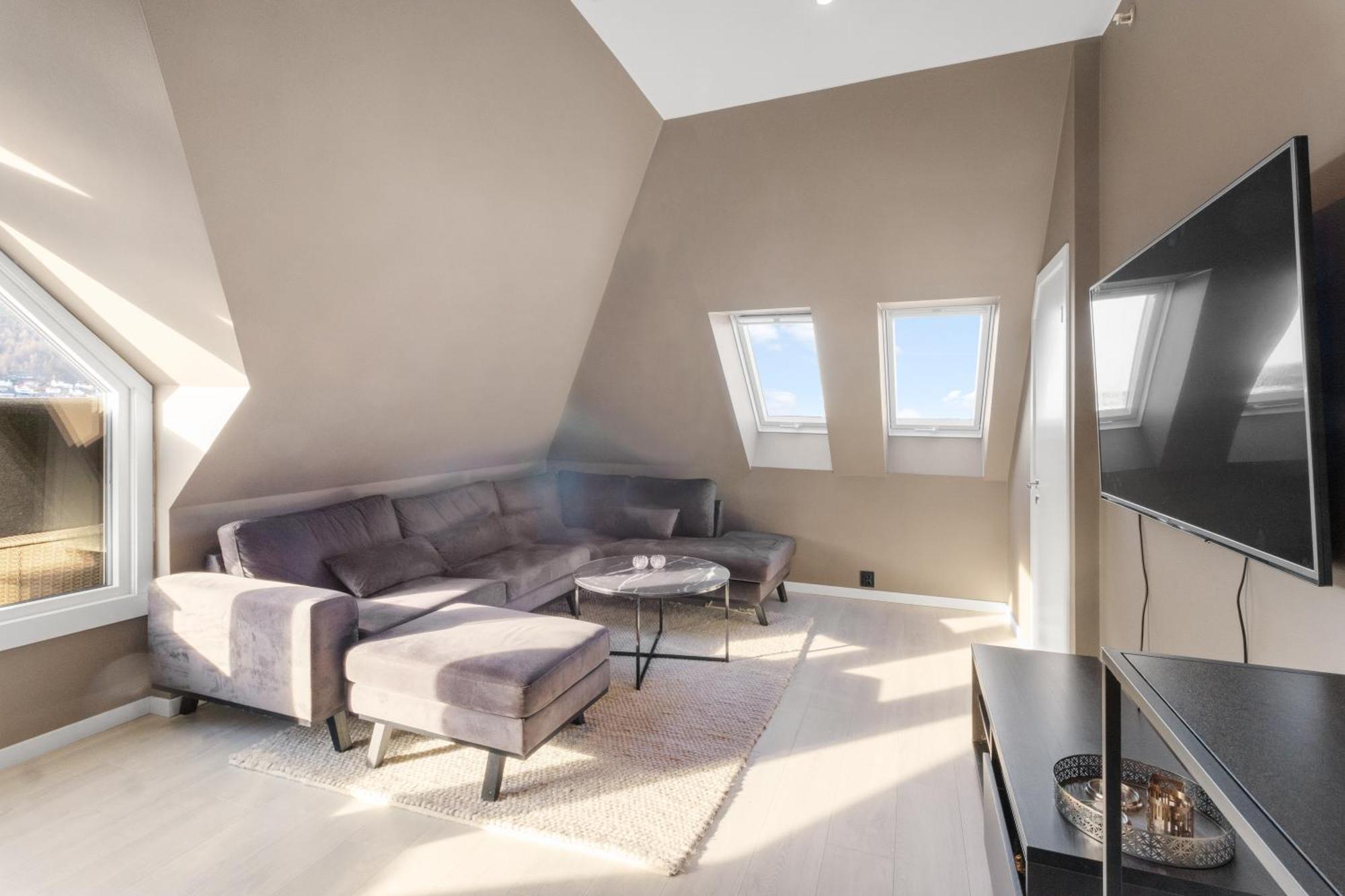 Penthouse Apartment In Bergen Buitenkant foto